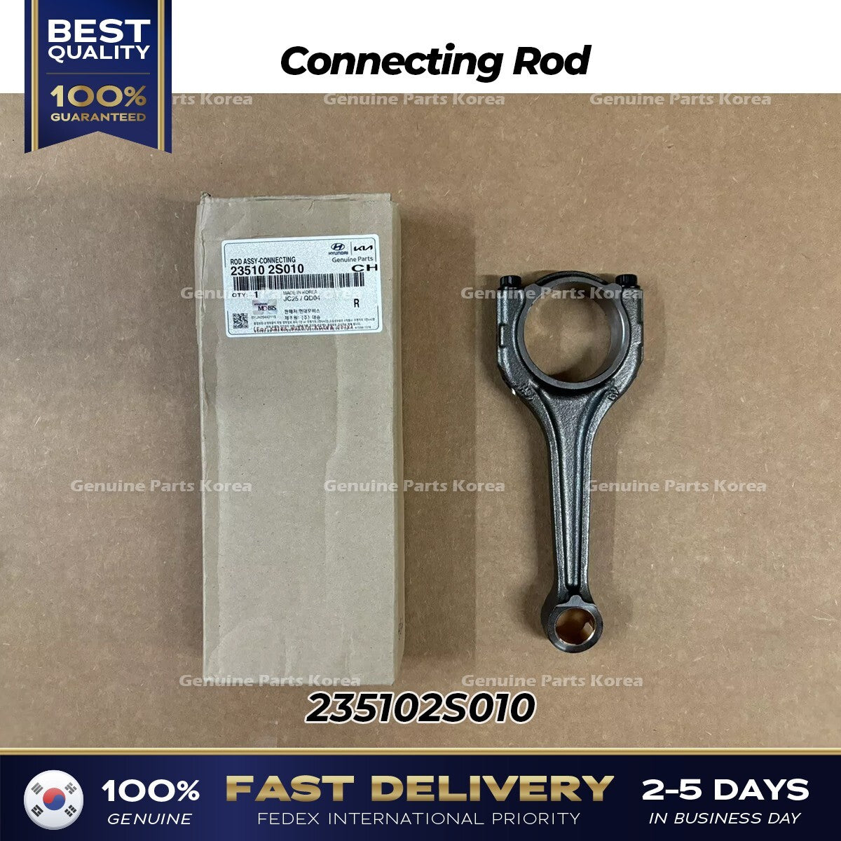 Genuine Connecting Rod 235102S010 for Hyundai Santa Fe Tucson