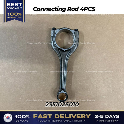 Genuine Connecting Rod 4PCS 235102S010 for Hyundai Santa Fe Tucson