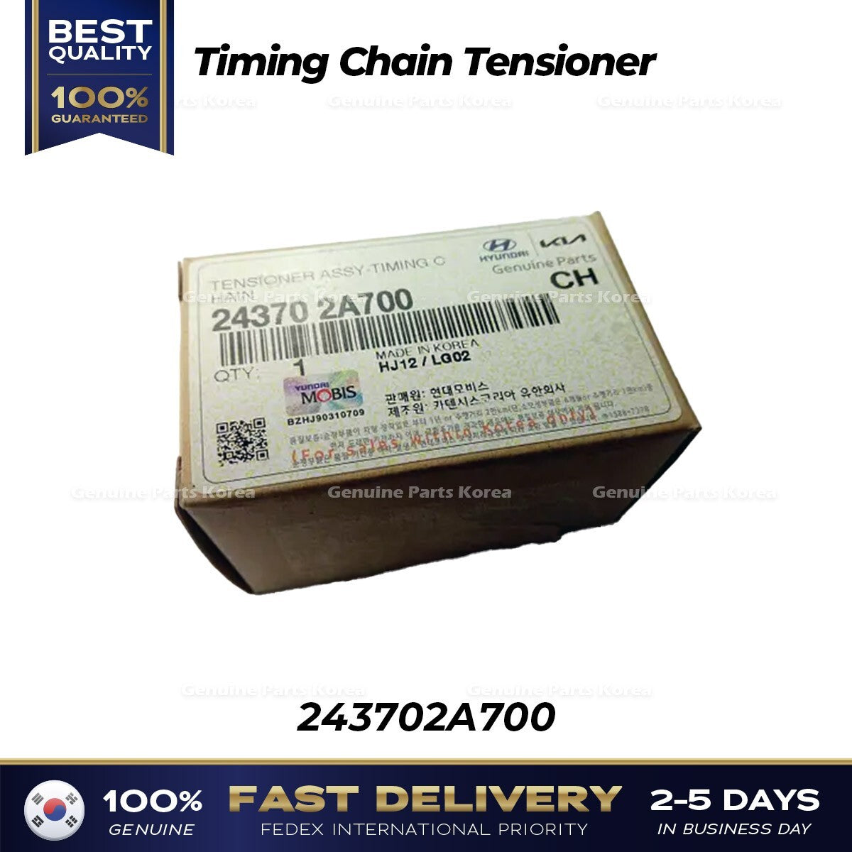 Genuine Timing Chain Tensioner 243702A700 for Hyundai Accent Kia Carens