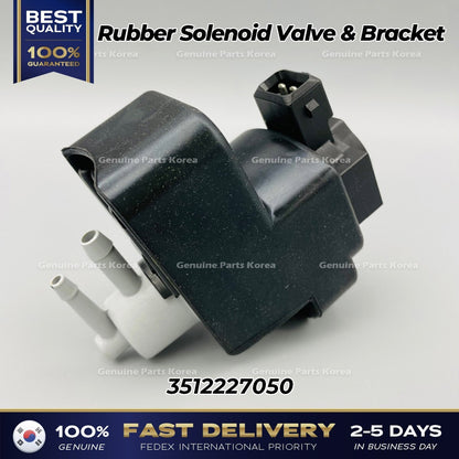 Genuine Rubber Solenoid Valve & Bracket 3512227050 for Hyundai Kia