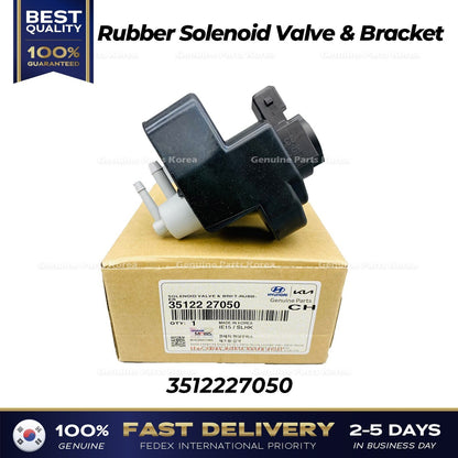 Genuine Rubber Solenoid Valve & Bracket 3512227050 for Hyundai Kia