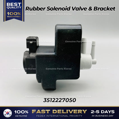 Genuine Rubber Solenoid Valve & Bracket 3512227050 for Hyundai Kia