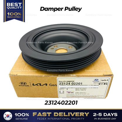Genuine Damper Pulley 2312402201 for Hyundai Getz i10 Kia Picanto