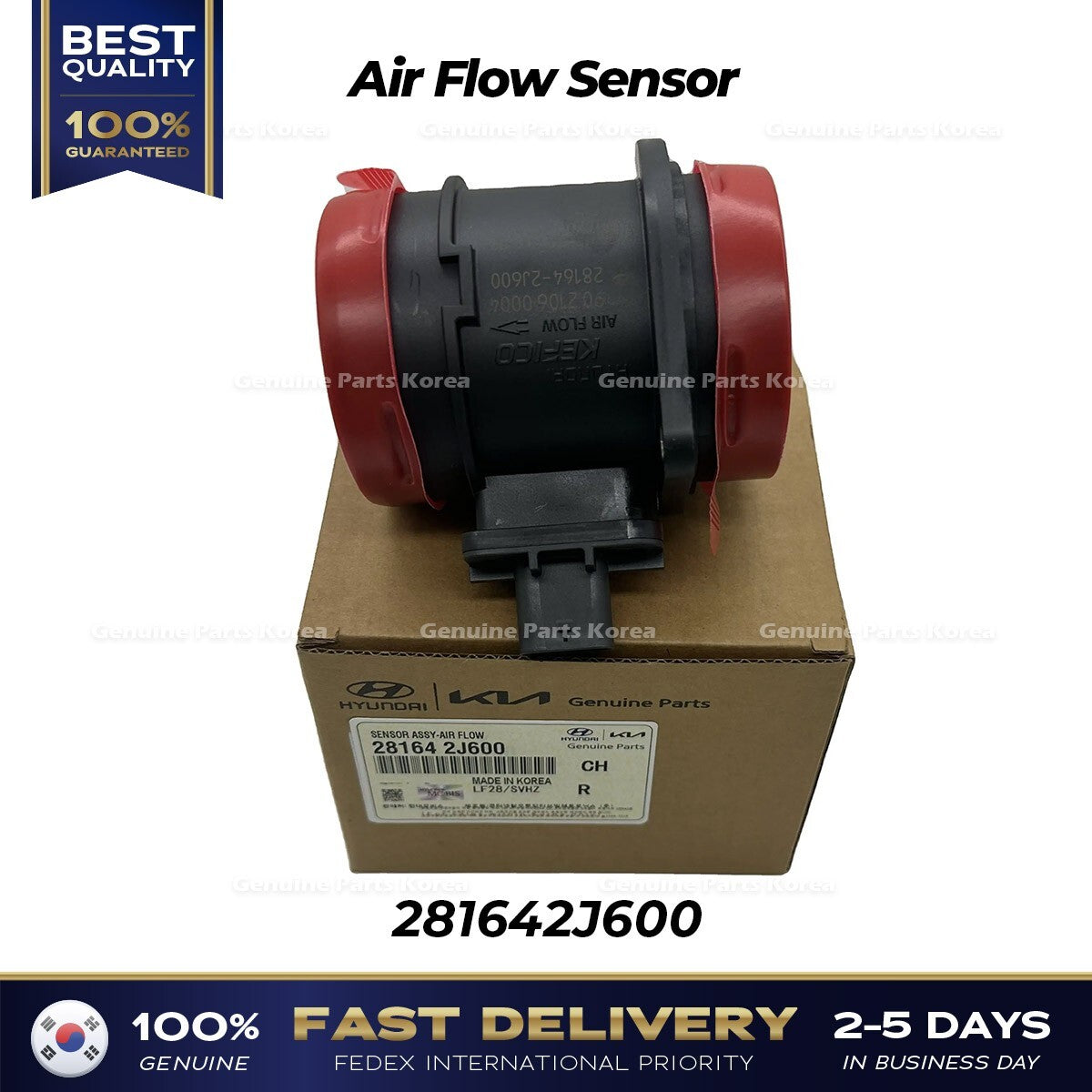 Genuine Air Flow Sensor 281642J600 for Hyundai Elantra Kona Sonata Hybrid