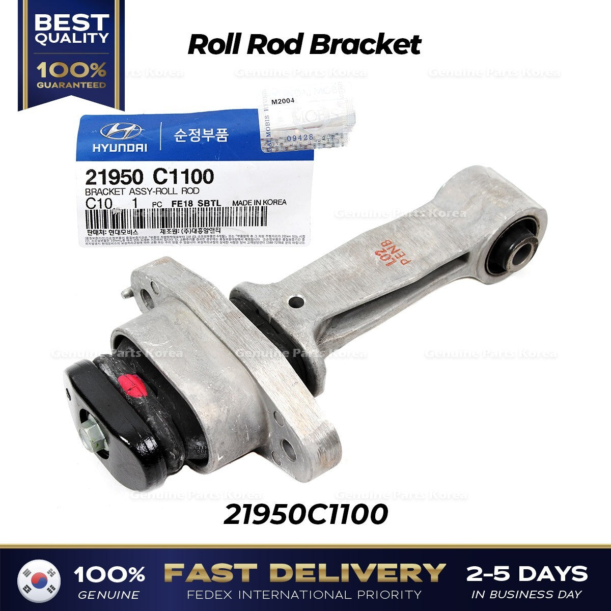 Genuine Roll Rod Bracket 21950C1100 for Hyundai Tuscon Kia Sportage