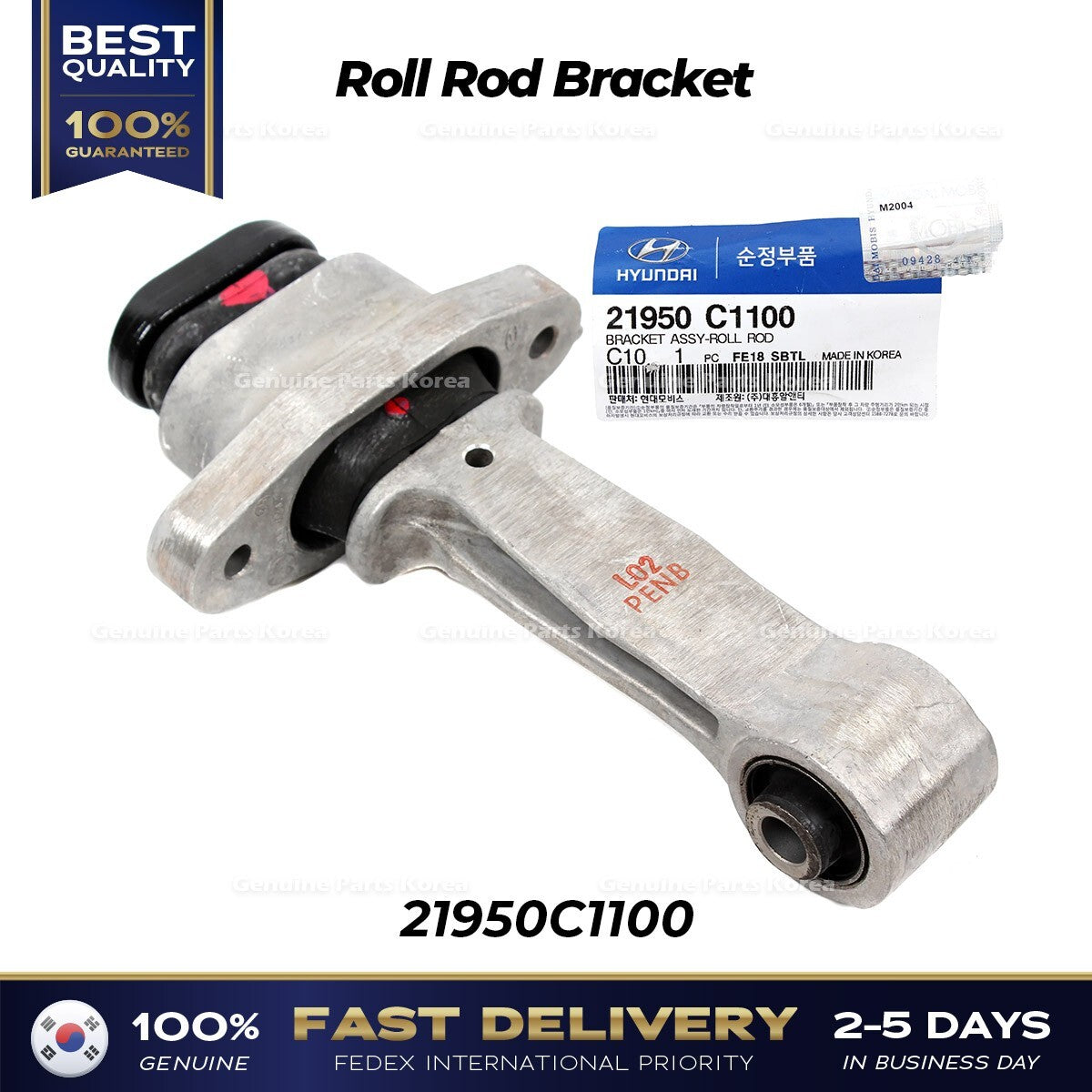 Genuine Roll Rod Bracket 21950C1100 for Hyundai Tuscon Kia Sportage