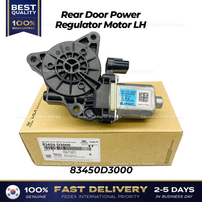 Genuine Rear Door Power Regulator Motor LH 83450D3000 for Hyundai Tuscon