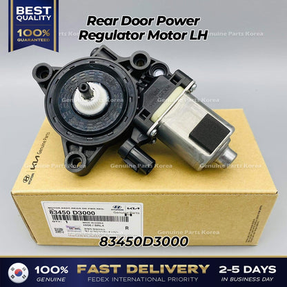 Genuine Rear Door Power Regulator Motor LH 83450D3000 for Hyundai Tuscon