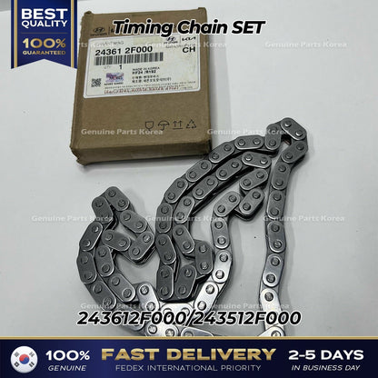 Genuine Timing Chain SET 243612F000 243512F000 for Hyundai Genesis Kia