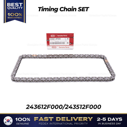 Genuine Timing Chain SET 243612F000 243512F000 for Hyundai Genesis Kia