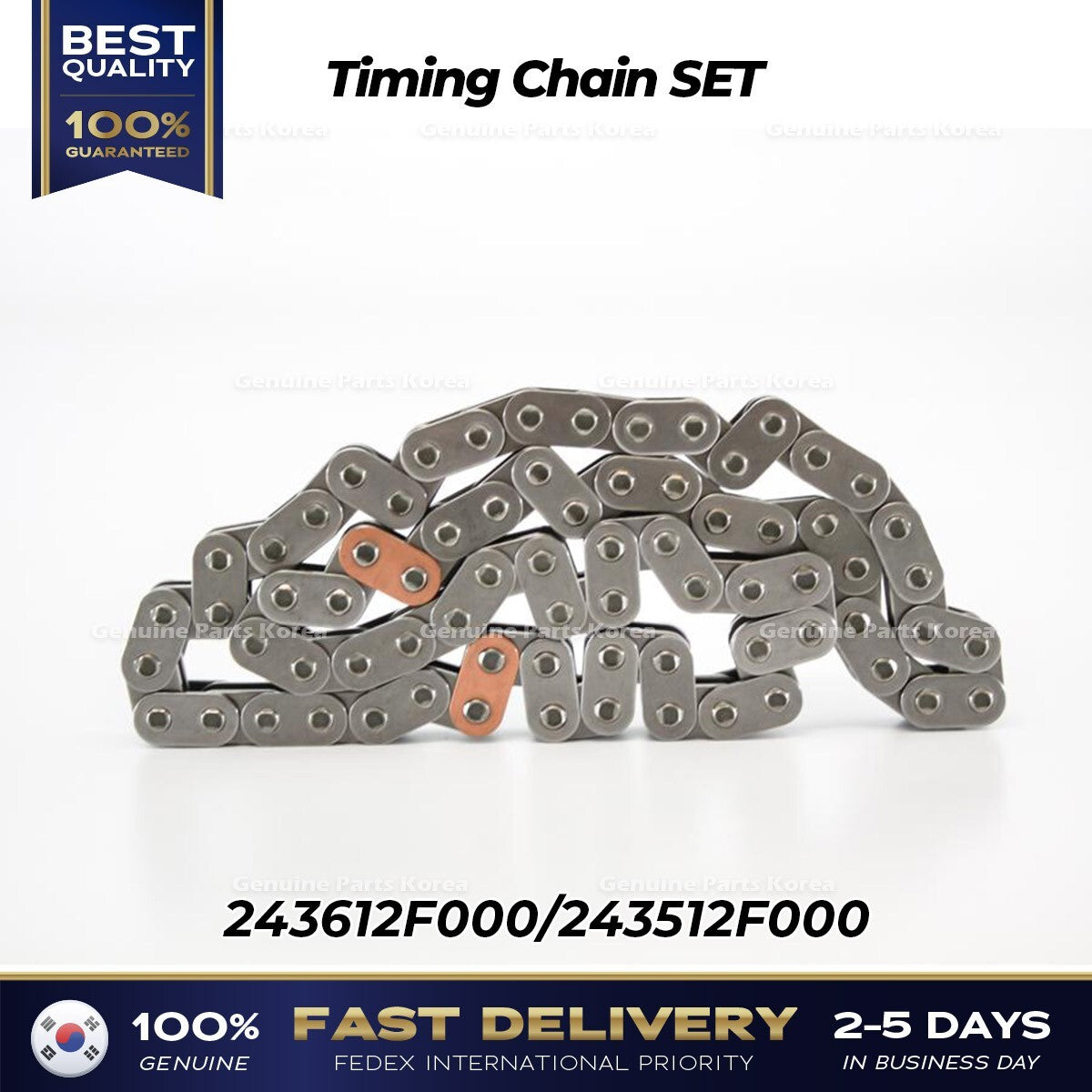 Genuine Timing Chain SET 243612F000 243512F000 for Hyundai Genesis Kia
