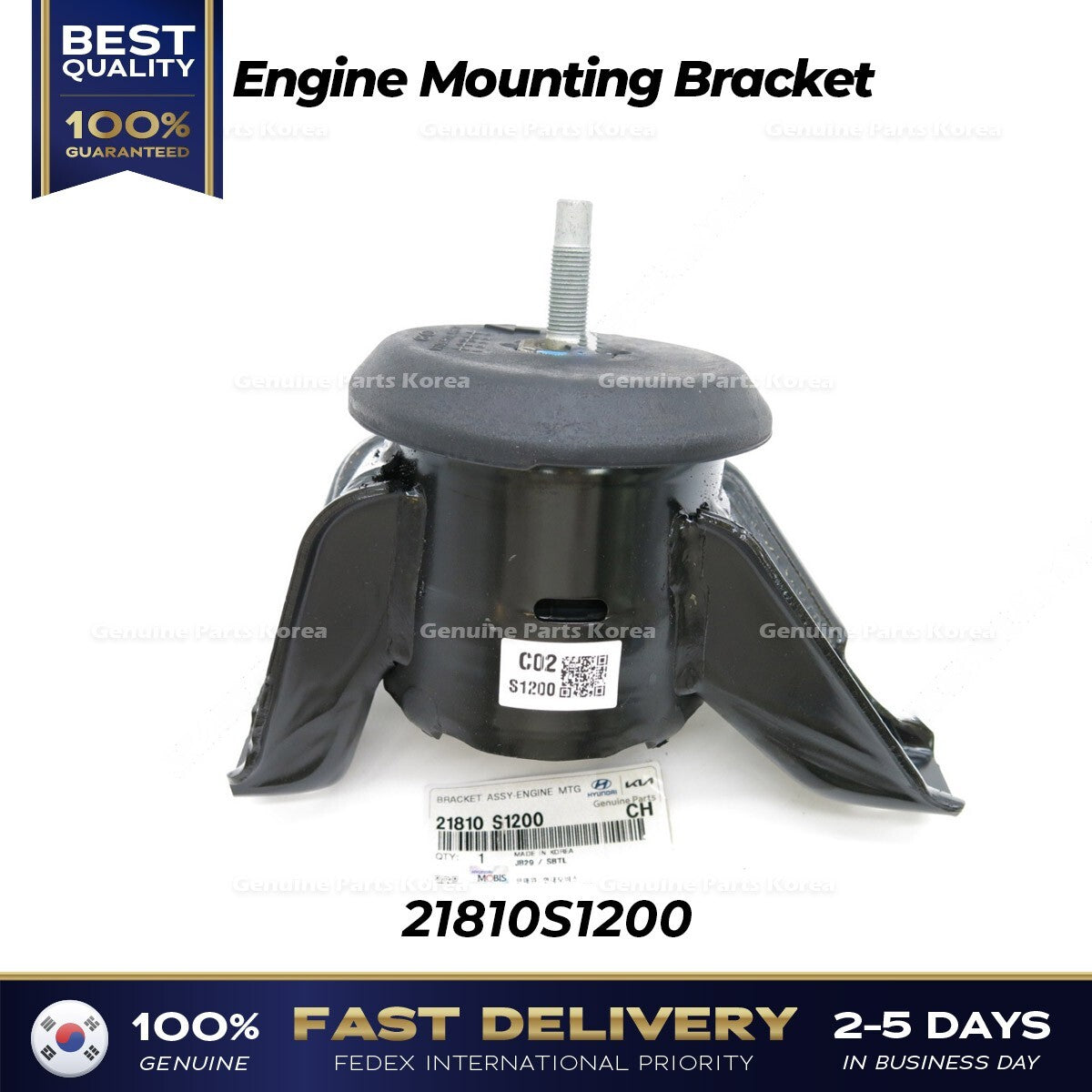 Genuine Engine Mounting Bracket 21810S1200 for Hyundai Santa Fe Palisade