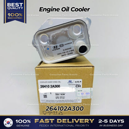 Genuine Engine Oil Cooler 264102A300 for Hyundai Accent Kia Soul Carens