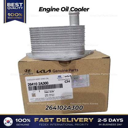 Genuine Engine Oil Cooler 264102A300 for Hyundai Accent Kia Soul Carens