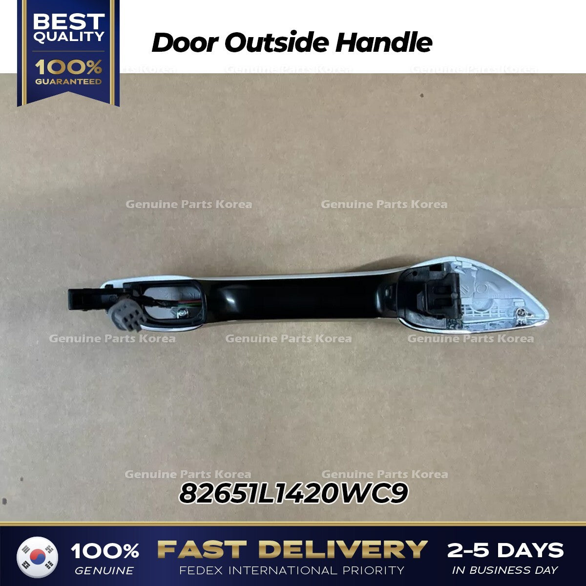Genuine Door Outside Handle 82651L1420WC9 for Hyundai Sonata