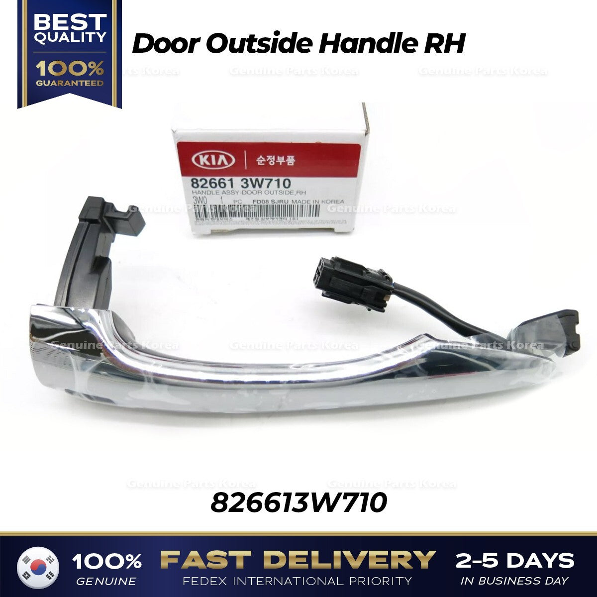 Genuine Door Outside Handle RH 826613W710 for Kia Sportage