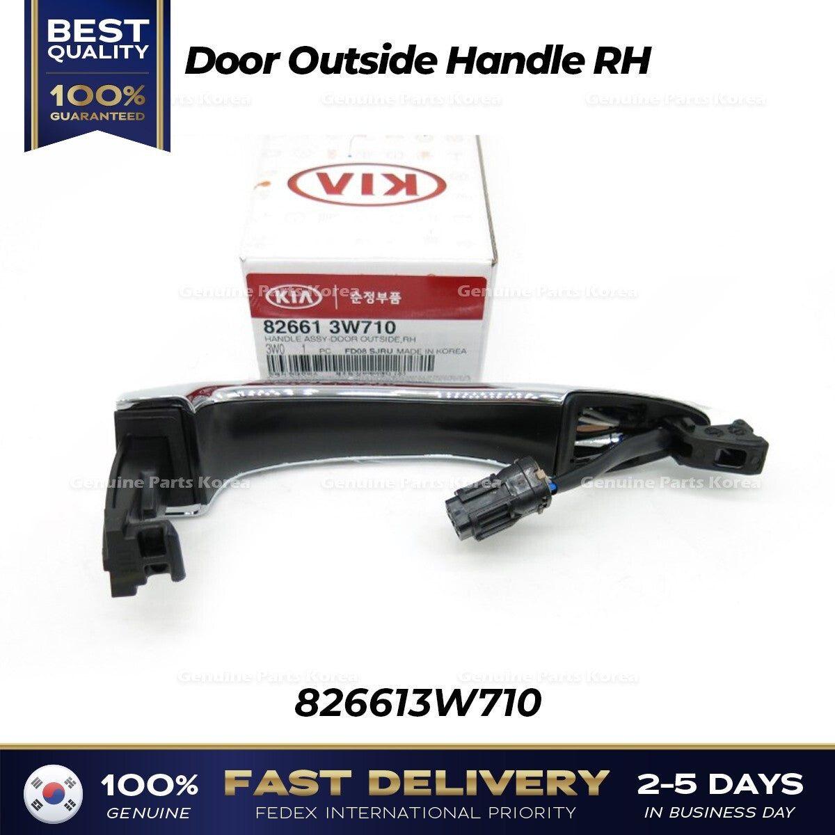 Genuine Door Outside Handle RH 826613W710 for Kia Sportage