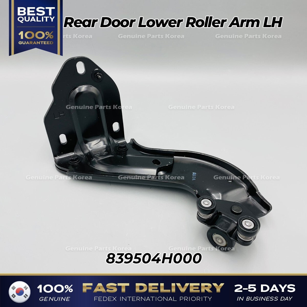 Genuine Rear Door Lower Roller Arm LH 839504H000 for Hyundai H1 Grand Starex