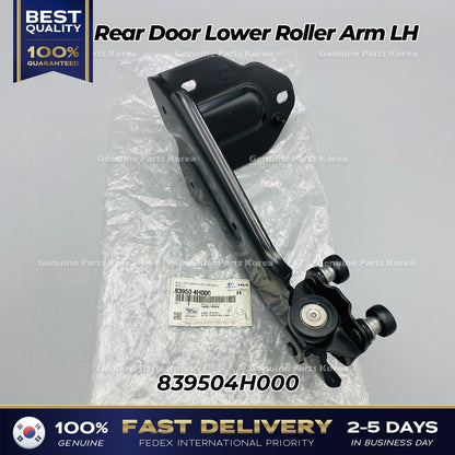 Genuine Rear Door Lower Roller Arm LH 839504H000 for Hyundai H1 Grand Starex