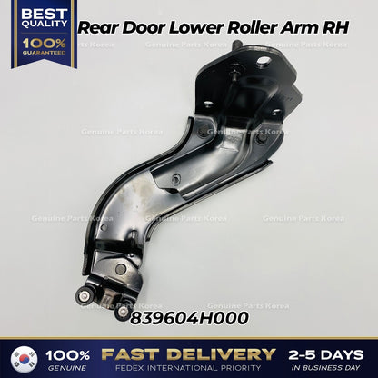 Genuine Rear Door Lower Roller Arm RH 839604H000 for Hyundai H1 Grand Starex