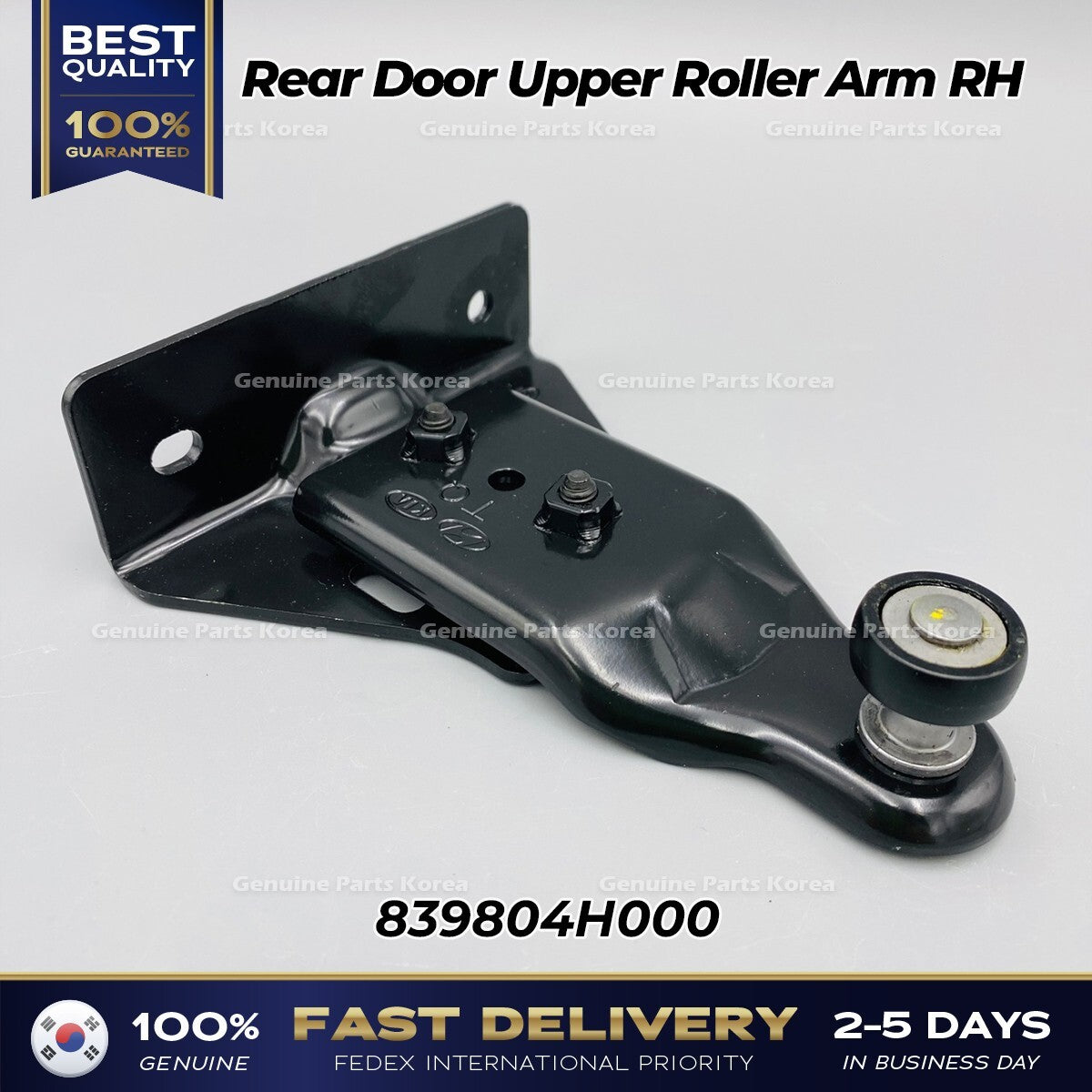 Genuine Rear Door Upper Roller Arm RH 839804H000 for Hyundai H1 Grand Starex
