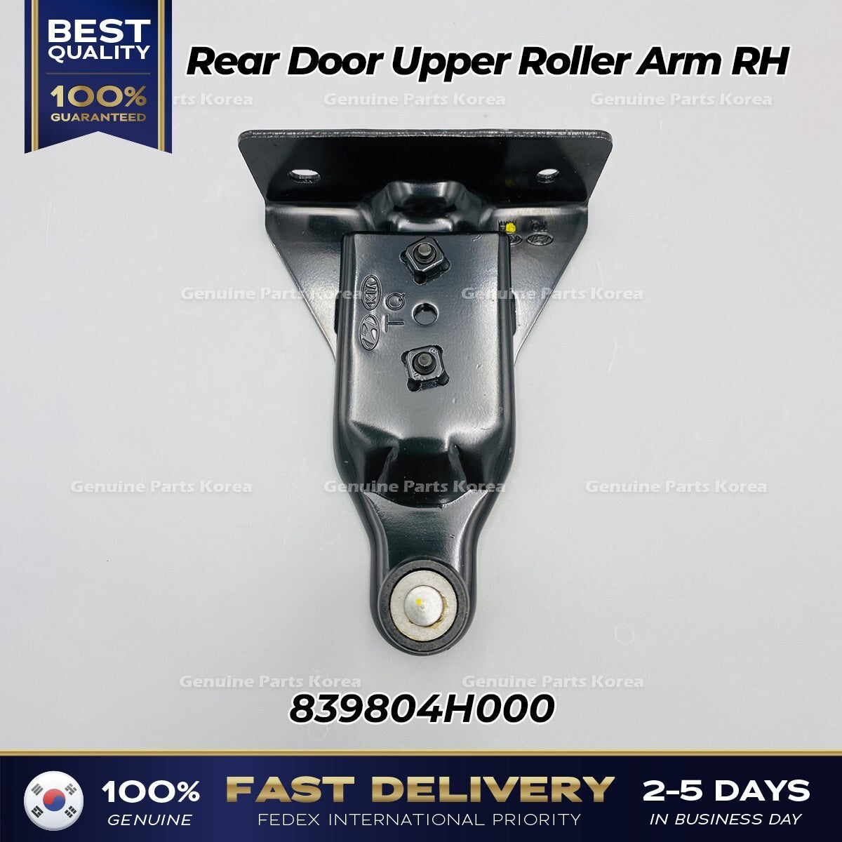 Genuine Rear Door Upper Roller Arm RH 839804H000 for Hyundai H1 Grand Starex