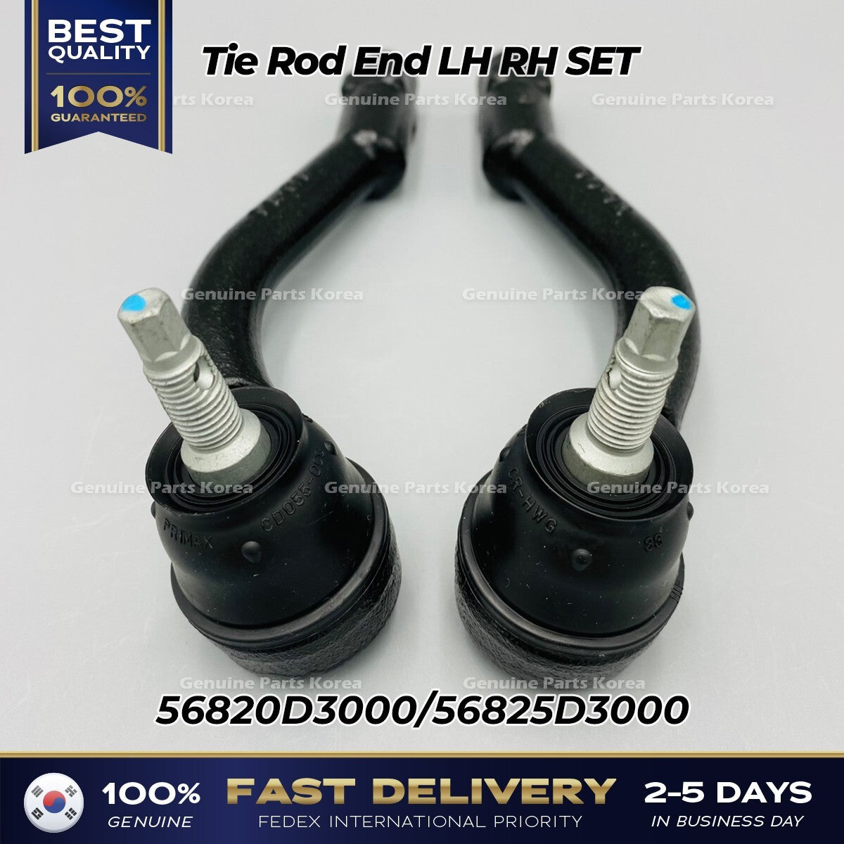 Genuine Tie Rod End LH RH SET 56820D3000 56825D3000 for Hyundai Tuscon