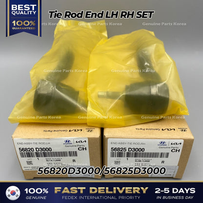 Genuine Tie Rod End LH RH SET 56820D3000 56825D3000 for Hyundai Tuscon