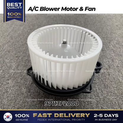 Genuine A/C Blower Motor & Fan 97113F2000 for Hyundai Elantra Kia Forte
