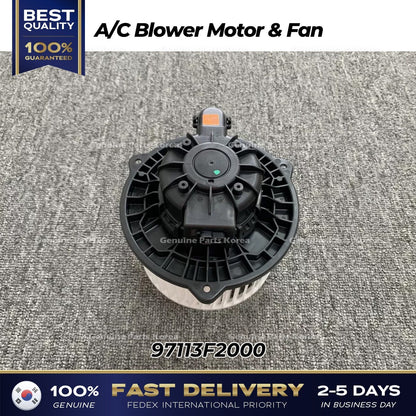 Genuine A/C Blower Motor & Fan 97113F2000 for Hyundai Elantra Kia Forte