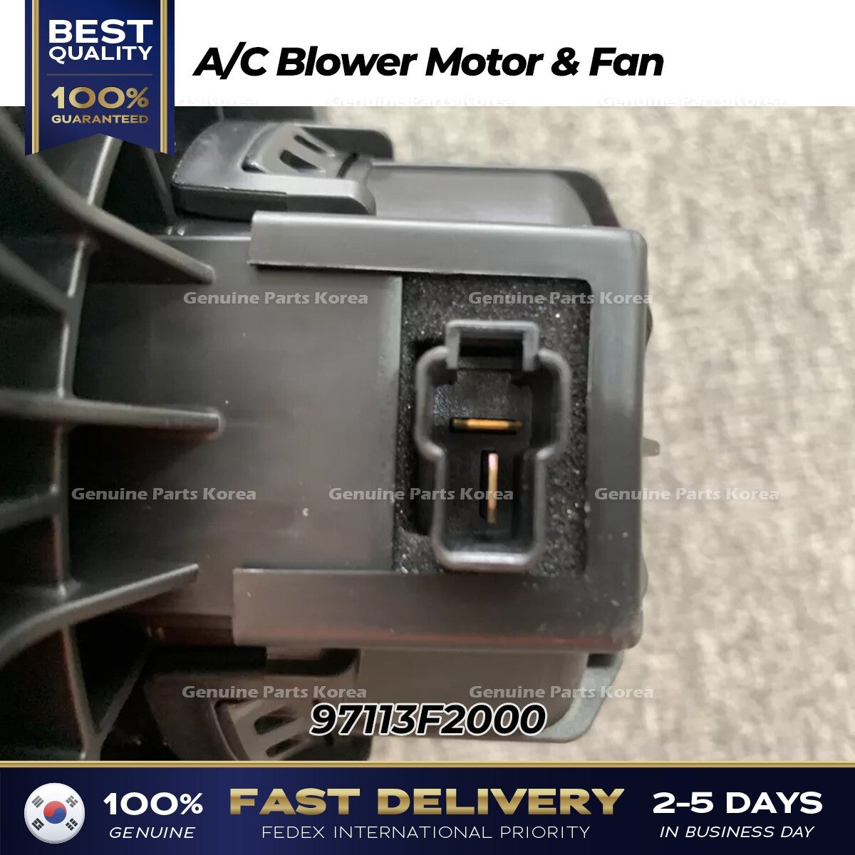 Genuine A/C Blower Motor & Fan 97113F2000 for Hyundai Elantra Kia Forte