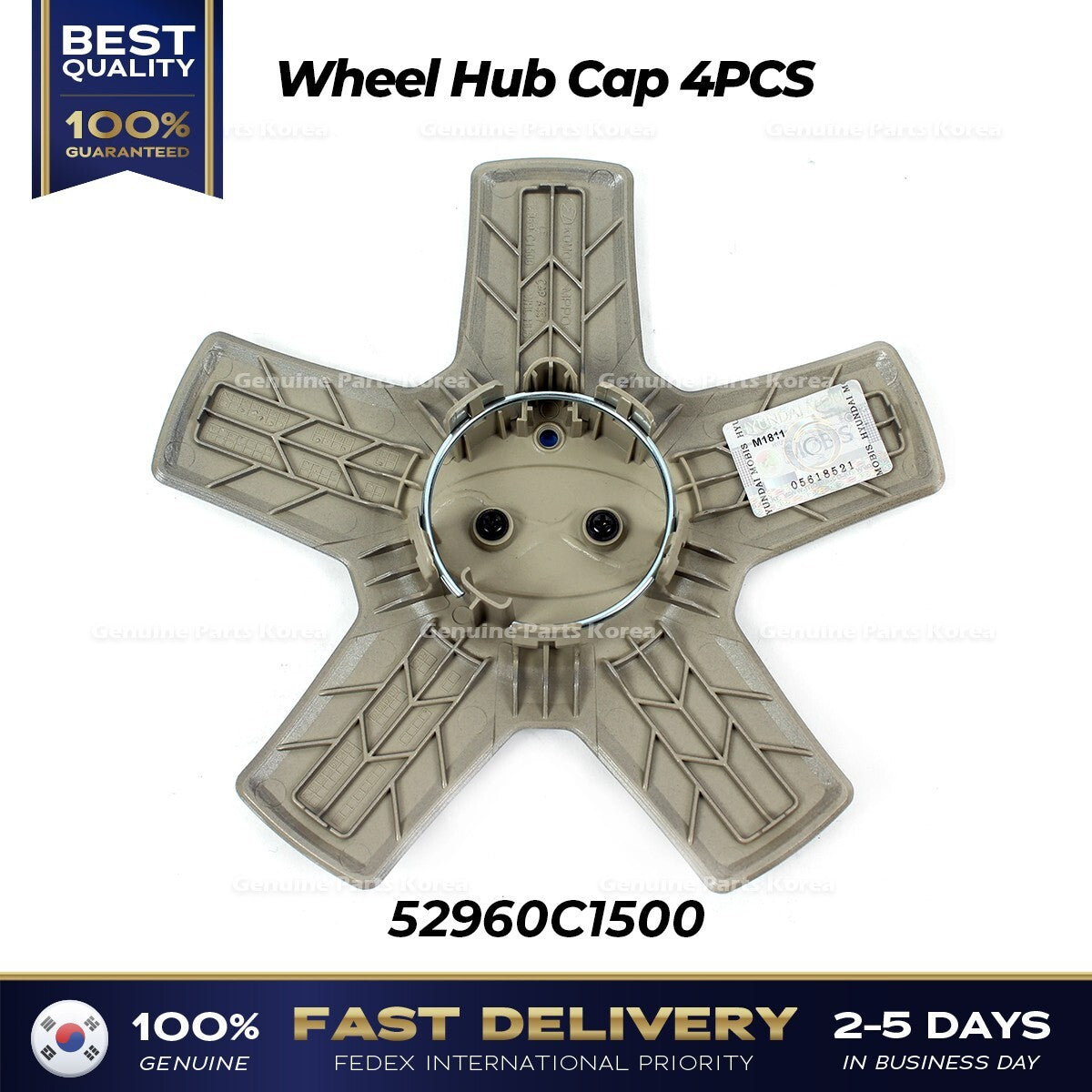 Genuine Wheel Hub Cap 4PCS 52960C1500 for Hyundai Sonata
