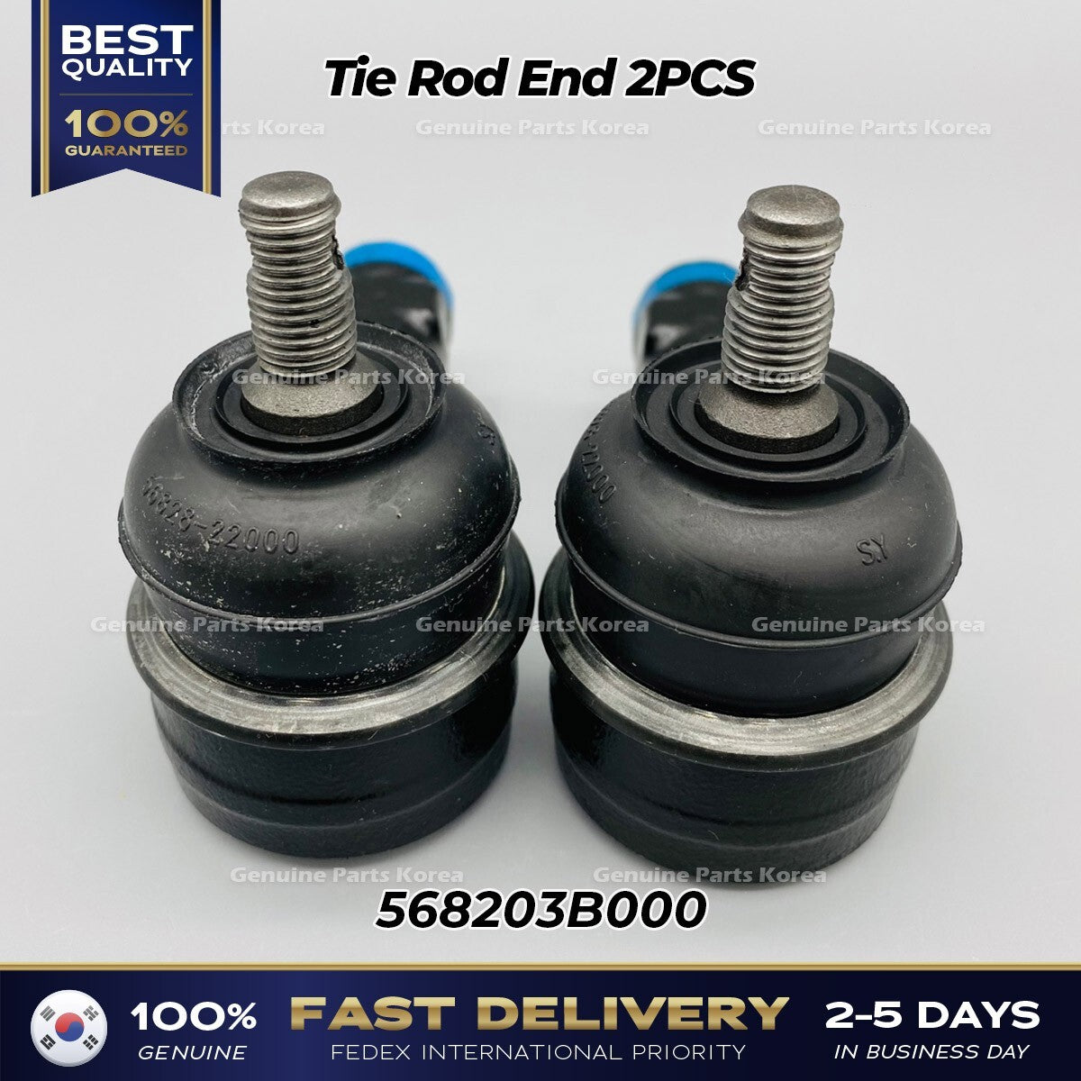 Genuine Tie Rod End 2PCS 568203B000 for Hyundai Santa Fe