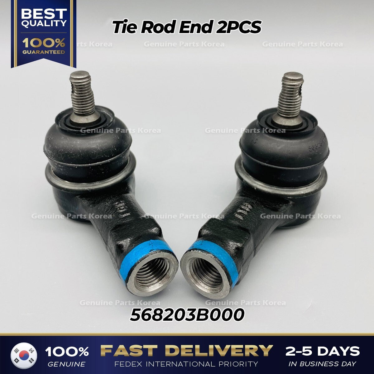 Genuine Tie Rod End 2PCS 568203B000 for Hyundai Santa Fe