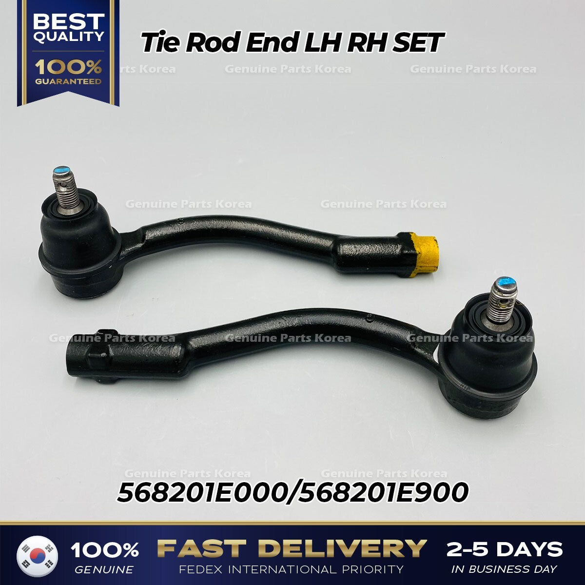 Genuine Tie Rod End LH RH SET 568201E000 568201E900 for Hyundai Accent Kia Rio