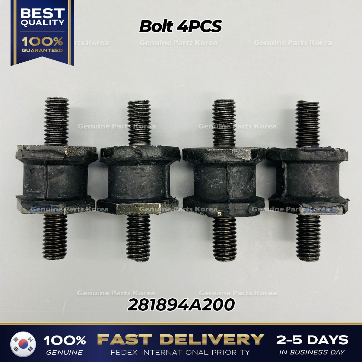 Genuine Bolt 4PCS 281894A200 for Hyundai H1 Starex