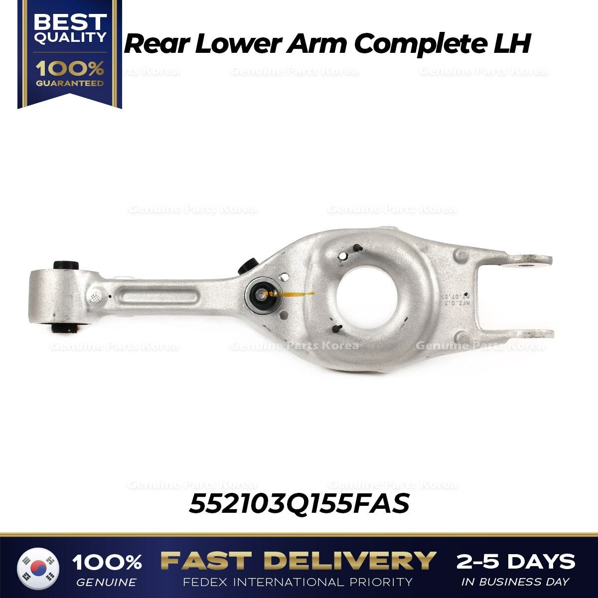 Genuine Rear Lower Arm Complete LH 552103Q155FAS for Hyundai Sonata Kia Optima