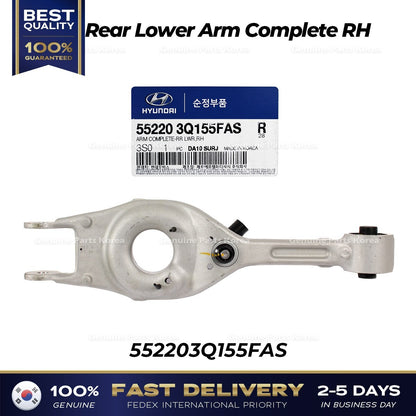 Genuine Rear Lower Arm Complete RH 552203Q155FAS for Hyundai Sonata Kia Optima