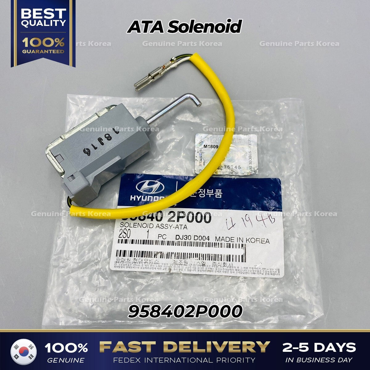 Genuine ATA Solenoid 958402P000 for Hyundai Tuscon Kia Sorento