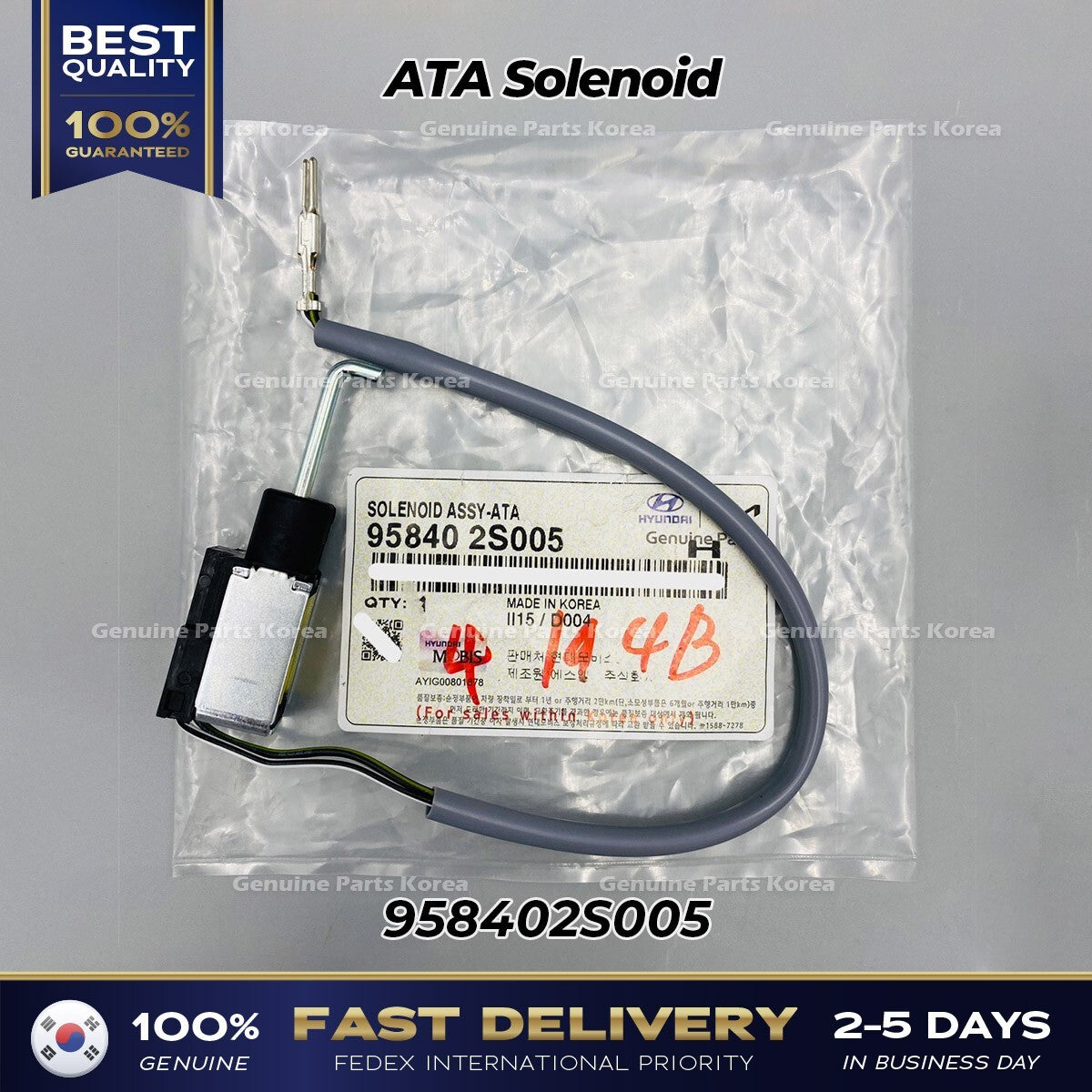 Genuine ATA Solenoid 958402S005 for Hyundai Tucson