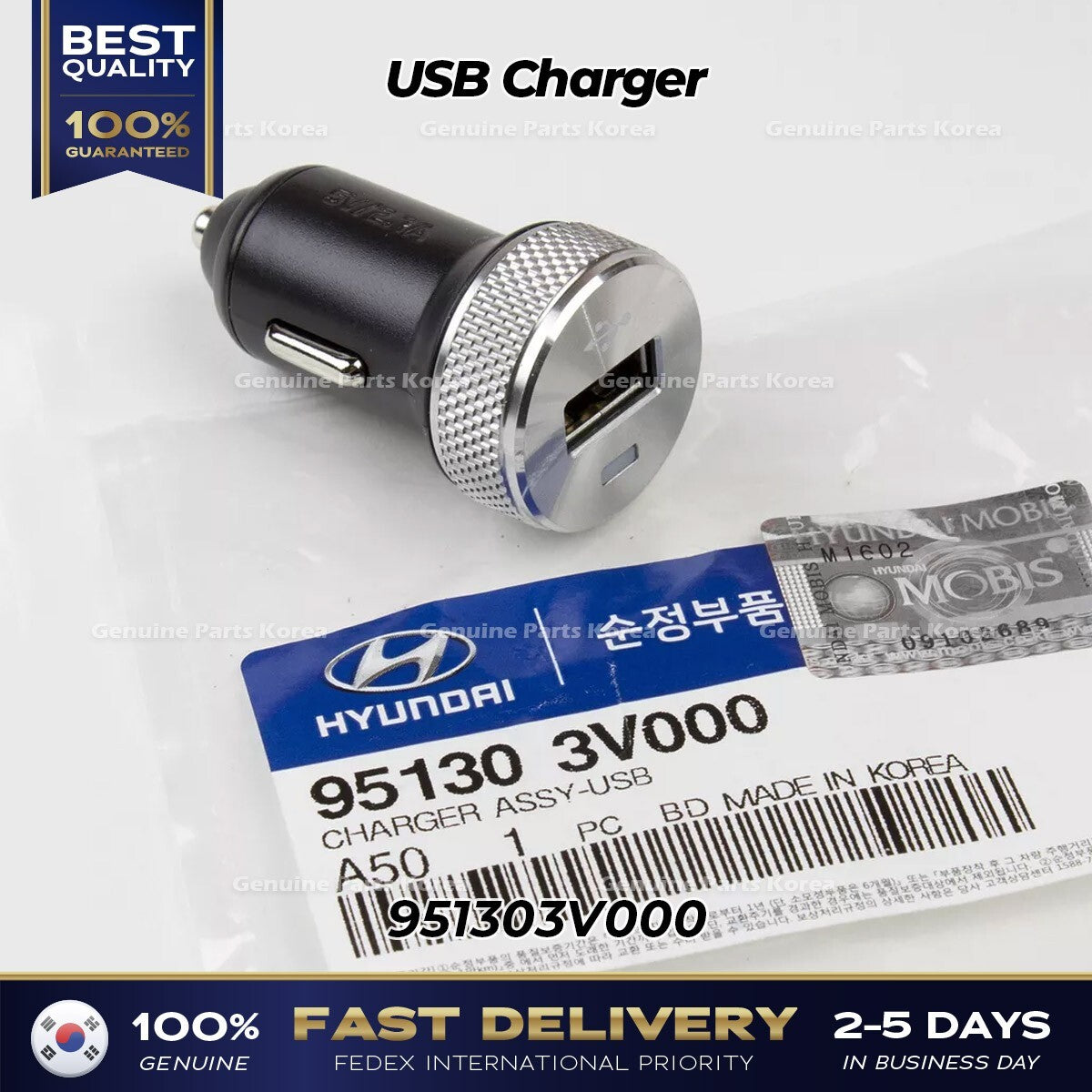 Genuine USB Charger 951303V000 for Hyundai