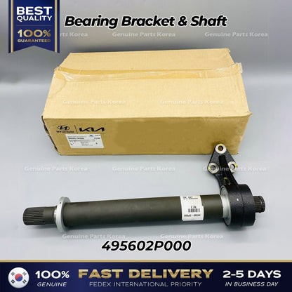 Genuine Bearing Bracket & Shaft 495602P000 for Hyundai Santa Fe Kia Sorento