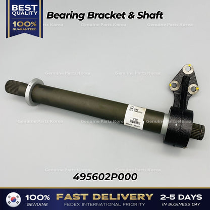 Genuine Bearing Bracket & Shaft 495602P000 for Hyundai Santa Fe Kia Sorento