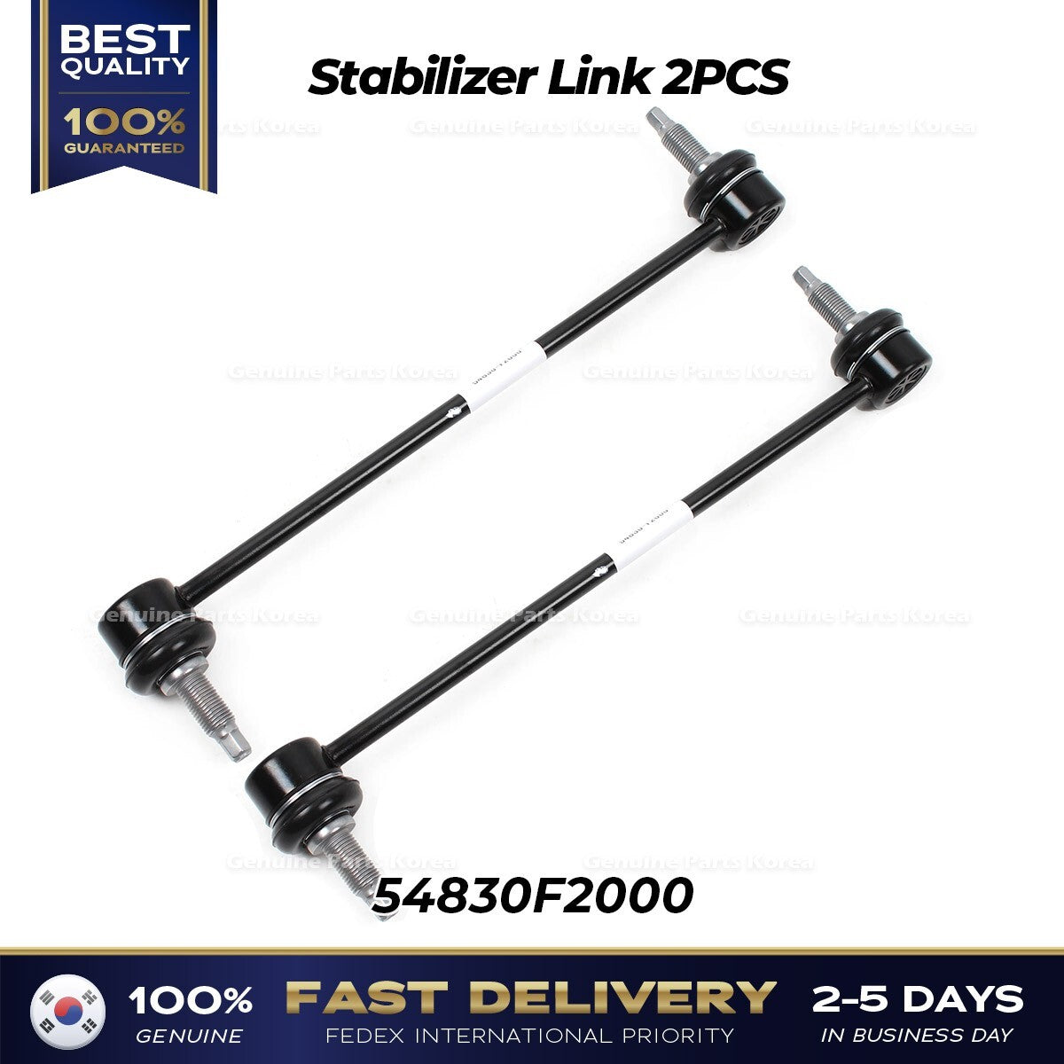 Genuine Stabilizer Link 2PCS 54830F2000 for Hyundai Elantra Kia Forte
