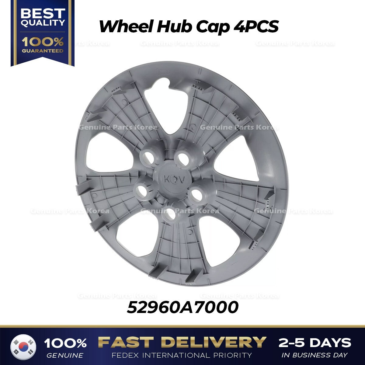 Genuine Wheel Hub Cap 4PCS 52960A7000 for Kia Forte Forte Koup