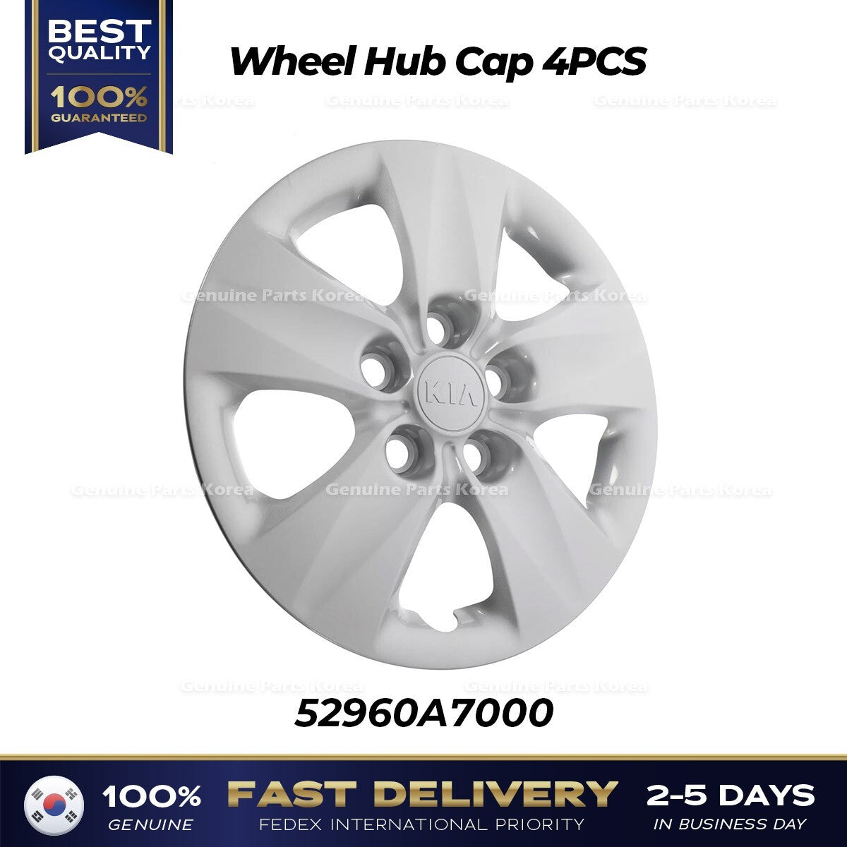 Genuine Wheel Hub Cap 4PCS 52960A7000 for Kia Forte Forte Koup