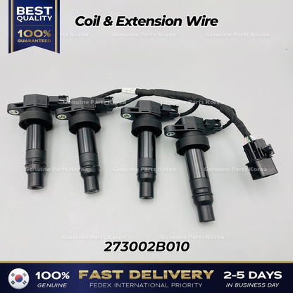 Genuine Coil & Extension Wire 273002B010 for Hyundai Accnet Kia Rio