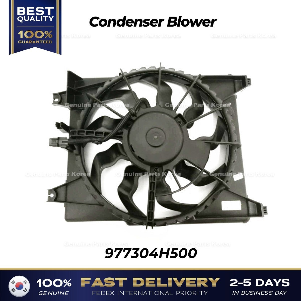 Genuine Condenser Blower 977304H500 for Hyundai H1 Grand Starex