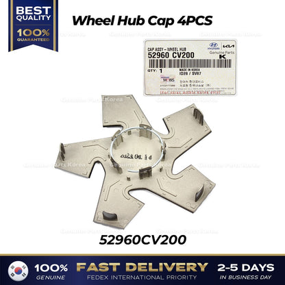 Genuine Wheel Hub Cap 4PCS 52960CV200 for Kia EV6