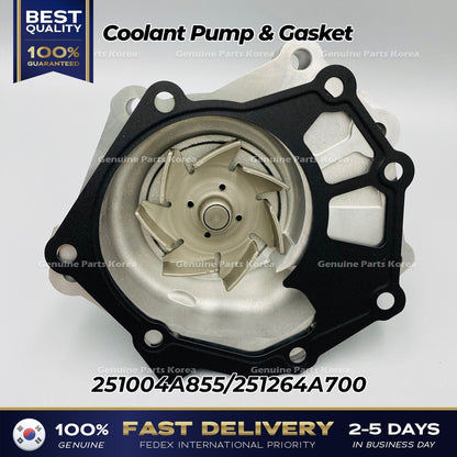 Genuine Coolant Pump & Gasket 251004A855 for Hyundai H100 H350 Kia K2500